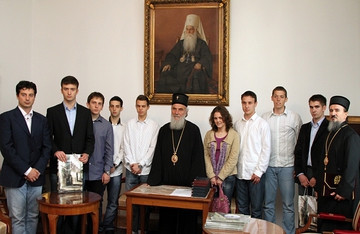  Пријем наших ученика код патријарха Иринеја