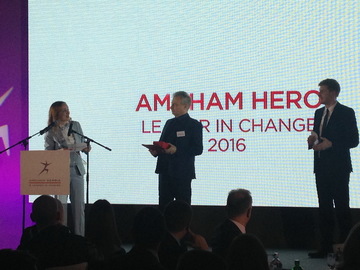 МГ добитник награде AmCham HERO - Leader in Change