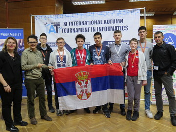 Четири медаље за ученике МГ на међународном такмичењу "Џон Атанасов"