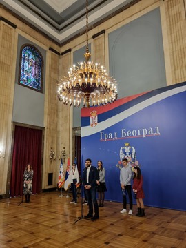 Градоначелник Београда примио ученике МГ