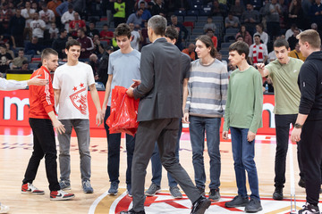 Наше шампионе овацијама поздравили на кошаркашкој утакмици Црвене звезде и Басконије