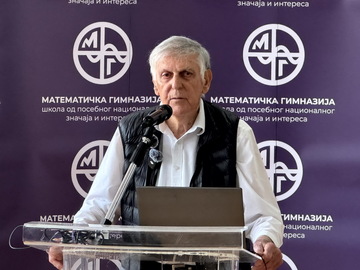 Нобеловац Дан Шехтман посетио Математичку гимназију